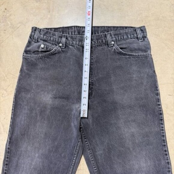 Vintage 90s Levi’s White Tab Taper Fit Made USA Denim Jeans 36 X 30 Stone Wash - Picture 9 of 12
